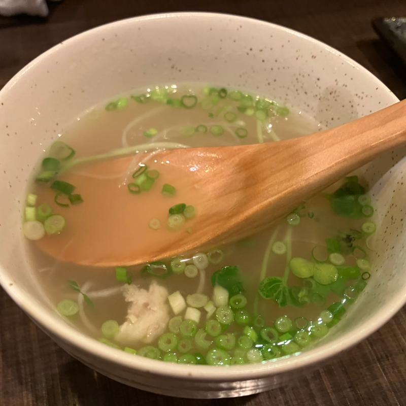 とりスープ(炭火大衆酒場 やっとこ 大塚本店)