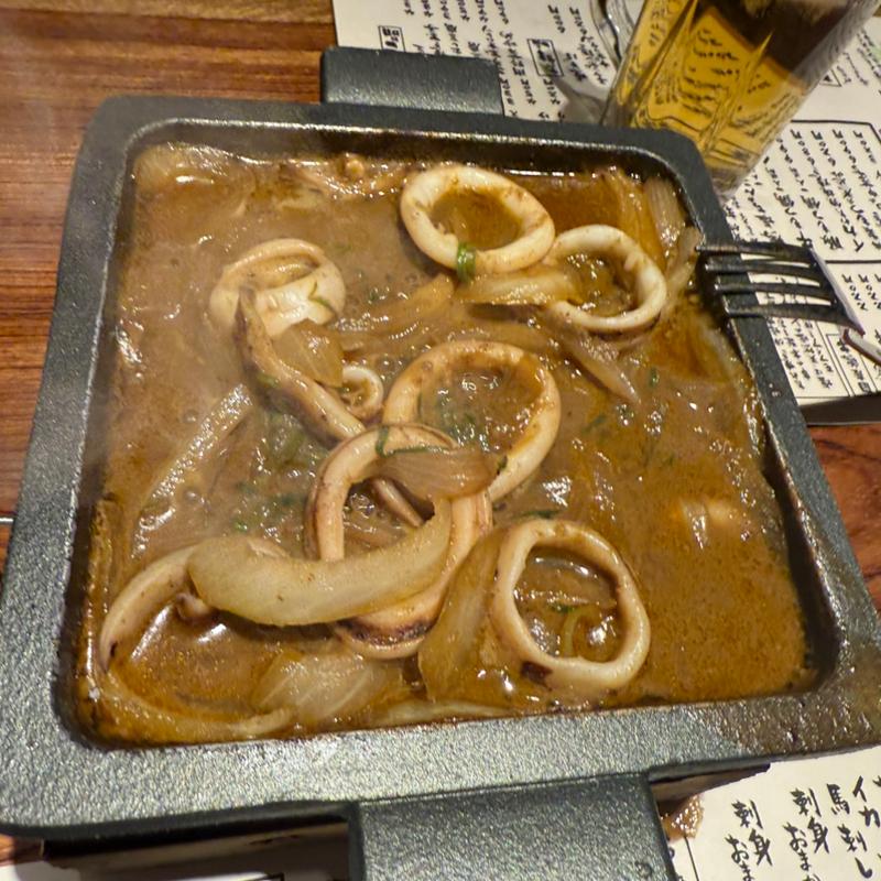 イカわた鉄板焼き(鍛冶屋 文蔵 新越谷ヴァリエ店)