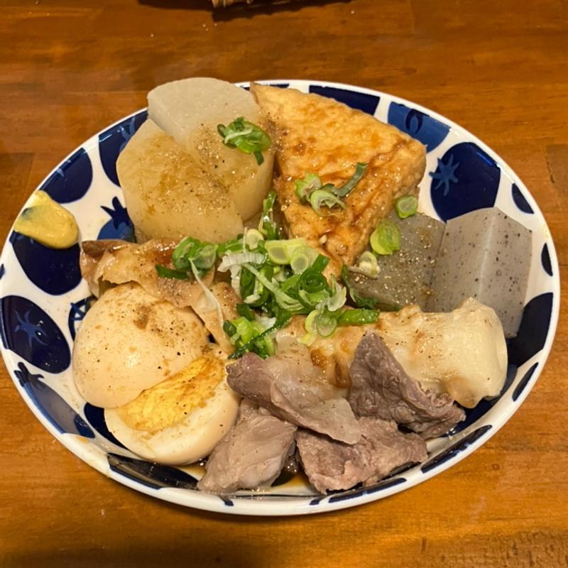 おでん盛り合せ五品(萬福)