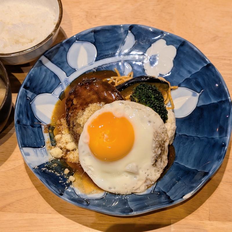 ふんわりハンバーグ(山本のハンバーグ 阿佐ヶ谷食堂)