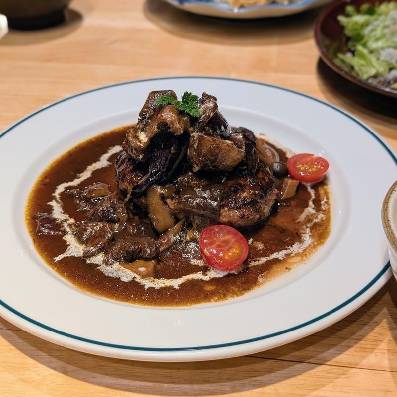 牛すじビーフシチューハンバーグ(山本のハンバーグ 阿佐ヶ谷食堂)