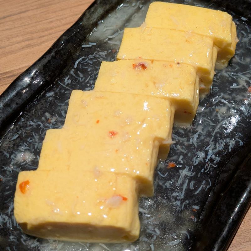 厚焼き玉子かに餡かけ(北の味紀行と地酒 北海道 川崎駅前店)