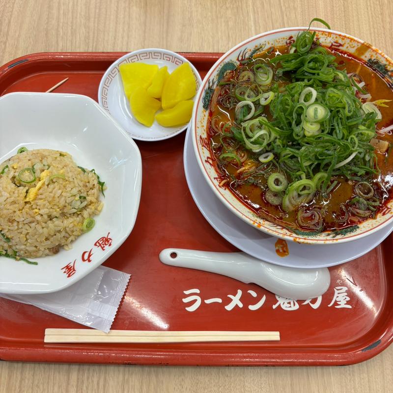 辛味噌ラーメンとやきめし小(ラーメン魁力屋 イオンモール岡崎店)