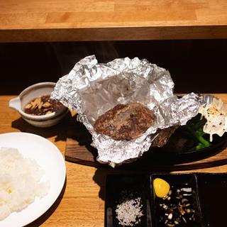 100%黒毛和牛ハンバーグセット(doux blanche (どぅーぶらんしぇ))
