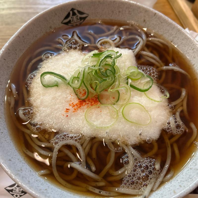 山かけそば(そばとお酒 八雲 地下街オーロラタウン店)