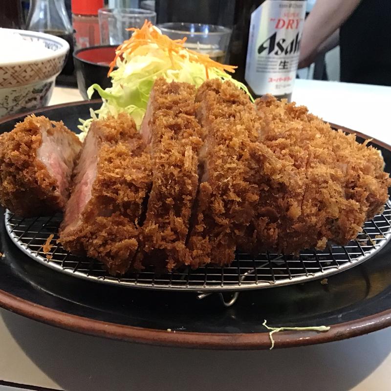 肩ロースとんかつ定食　ご飯大盛り(まるやま食堂 )