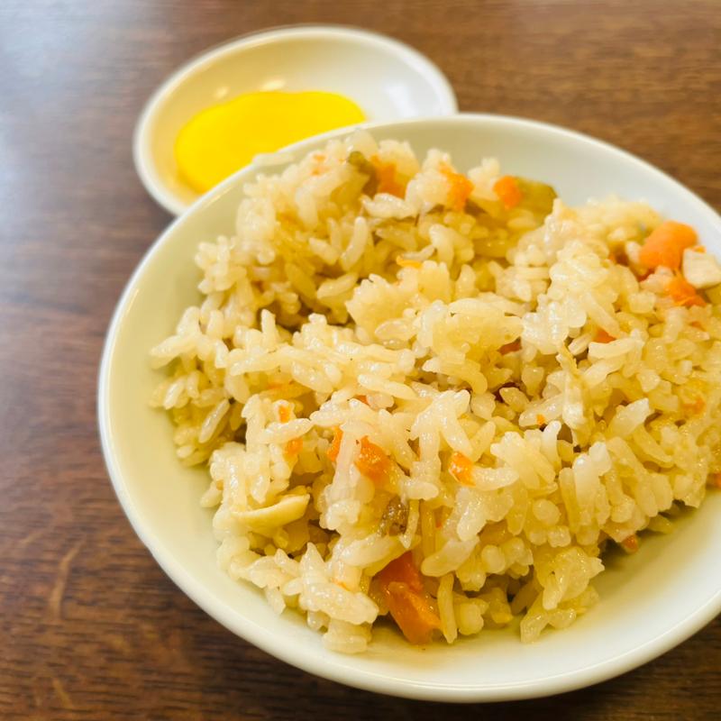 かしわご飯(牧のうどん　新宮店)