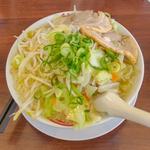 野菜たっぷり塩タンメン野菜マシ(京都北白川ラーメン魁力屋 焼津インター店)