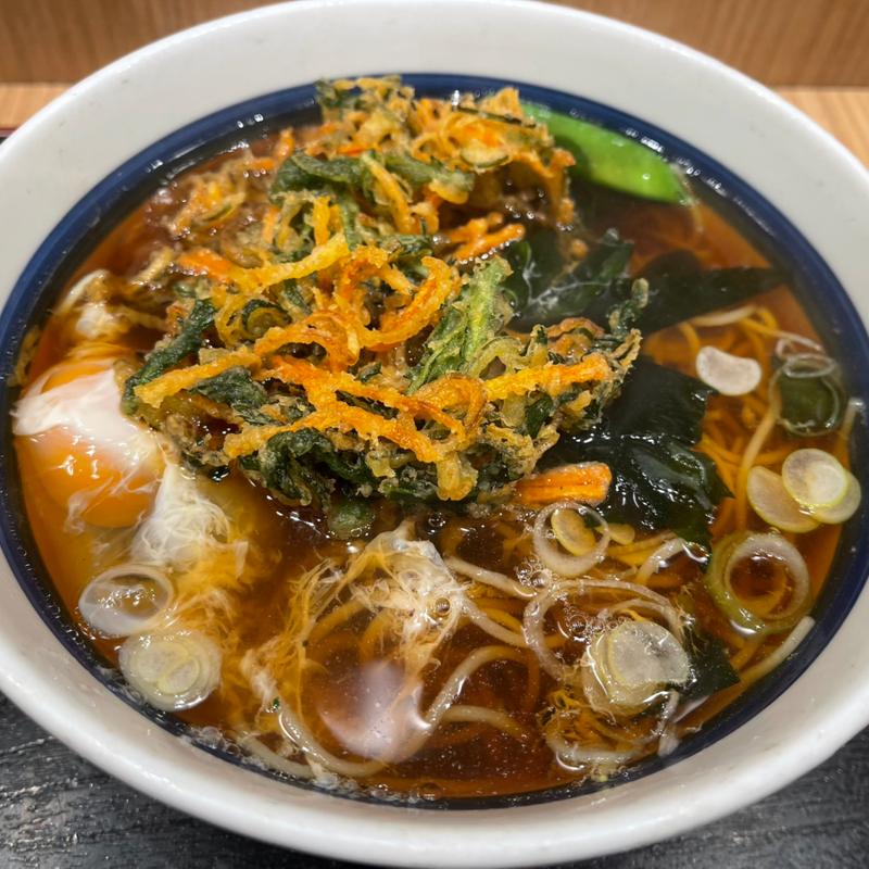 かき揚げそば(そば処 信州屋)