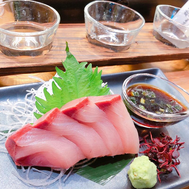 ブリのお刺身(京のおばんざい ぽんしゅ杉)