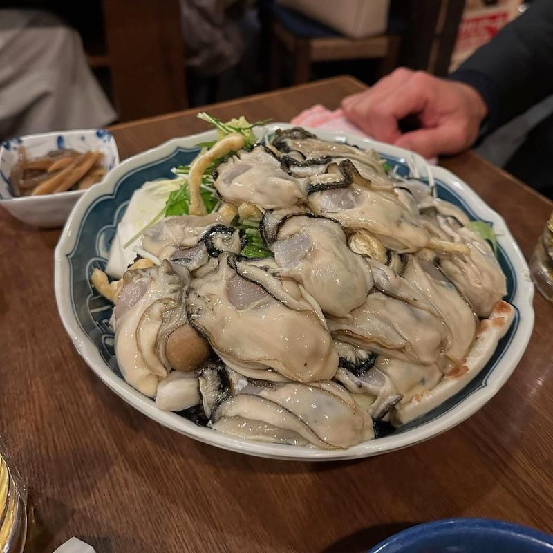 牡蠣の土手鍋 牡蠣追加1人前(酒処 玉善)