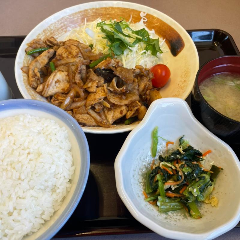 スタミナ焼肉定食(山田うどん食堂 上横場店 )