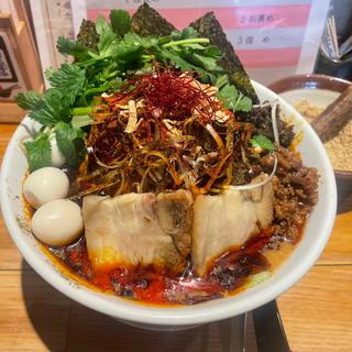 こってりなわけで、パクチートッピング(四川担々麺 どういうわけで、)