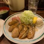 カキバター焼定食(かつれつ四谷たけだ )