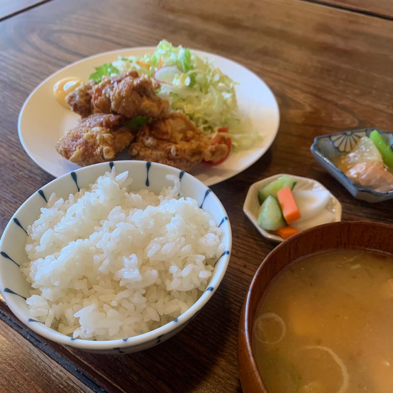 つくば鶏のからあげ定食(定食あさひ)