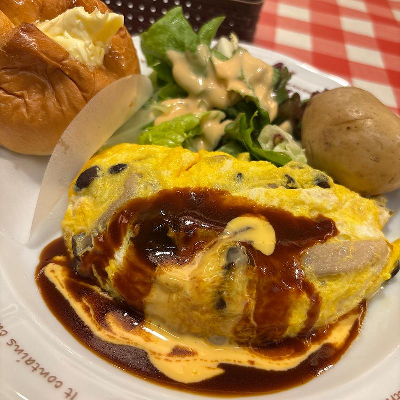 KUKUきのこのダブルチーズオムレツ(ラケル 池袋東口店)