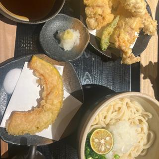 かしわ天ざる