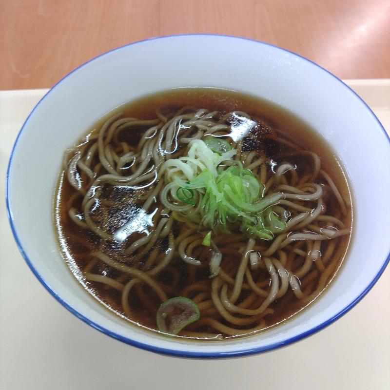 温かいそば(鶏だし) かけ(アオハル)