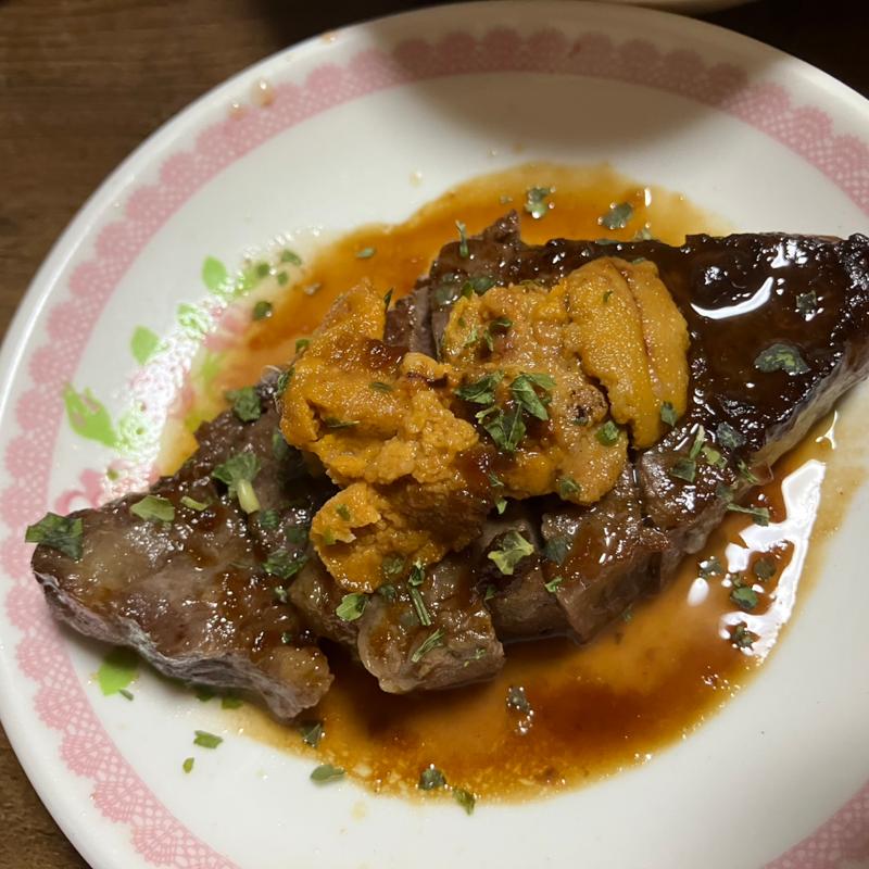 雲丹とシャトーブリアン(レストラン シャンソニエ )