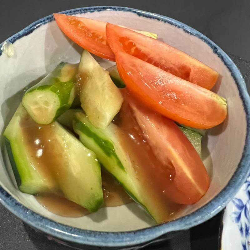 キュウリ梅ダレ(すぎちゃん)