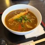 大えび天ぷらカレーうどん(たらいうどん 喜多八)