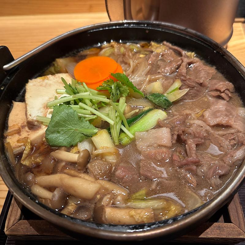 すき焼き御膳(ベジ串 創作おでん ぬる燗佐藤 渋谷ヒカリエ店)