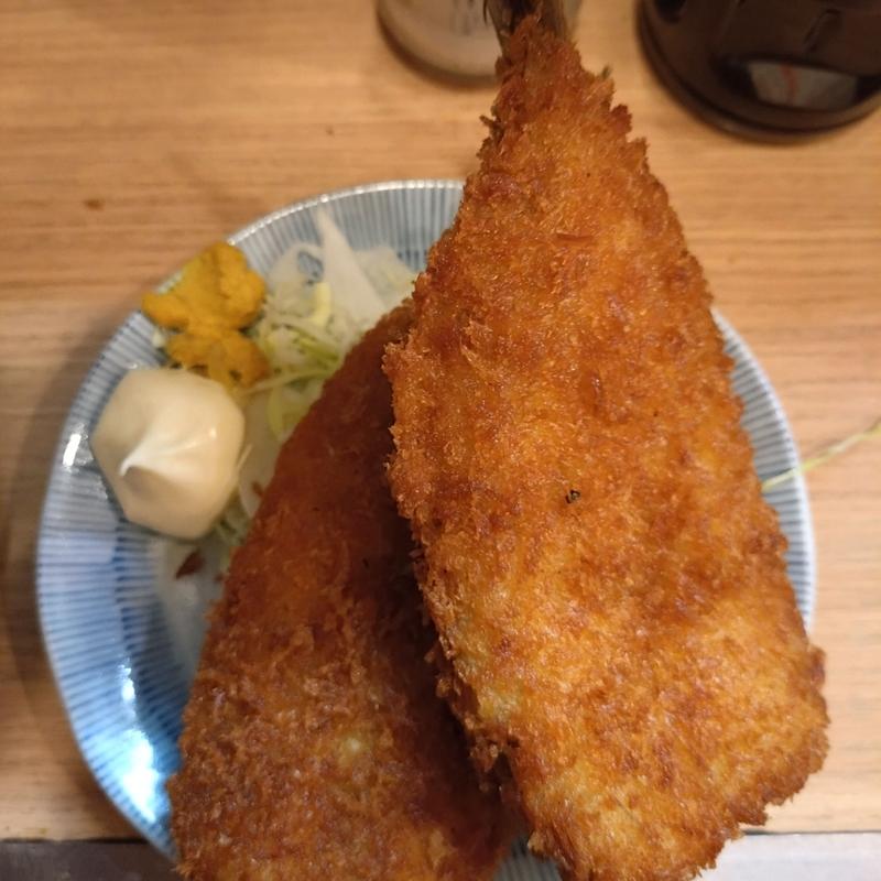 真いわしフライ(晩杯屋 ゼームス坂上店 （バンパイヤ）)