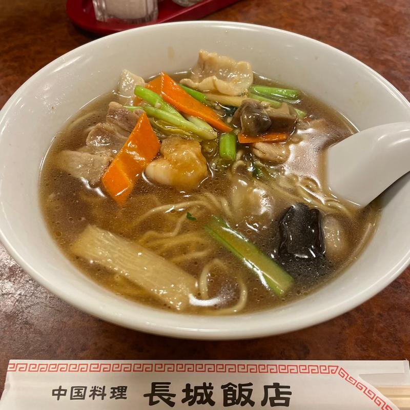 五目そば(長城飯店)