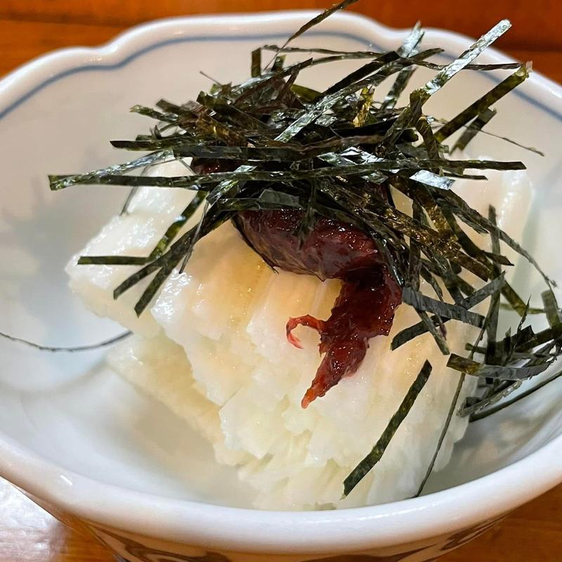 山芋梅タタキ(かどや 新白河駅前店 )