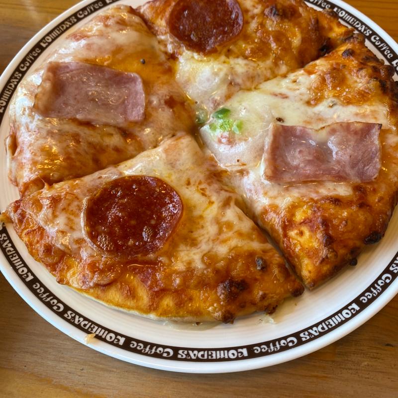 コメダ特製ピザ(コメダ珈琲 狭山池店)