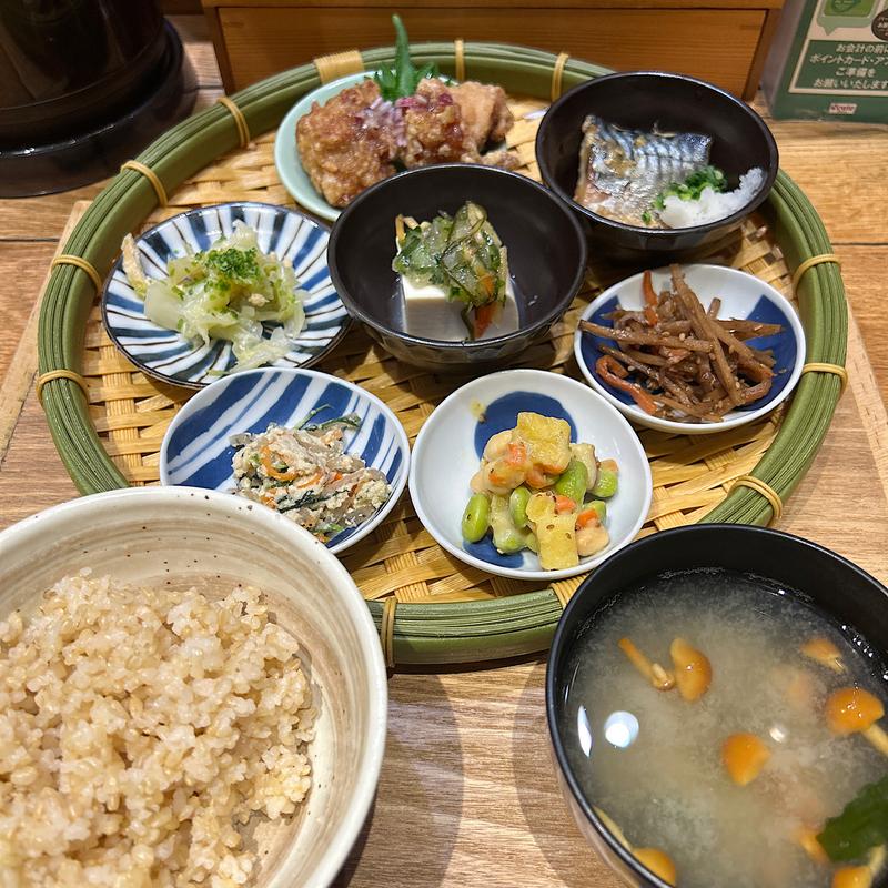 あえんの里山定食(玄米食堂あえん エキュート大宮店)