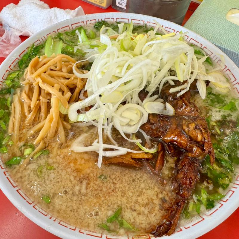 バイカラーメン(ラーメンスタンド とん平食堂)