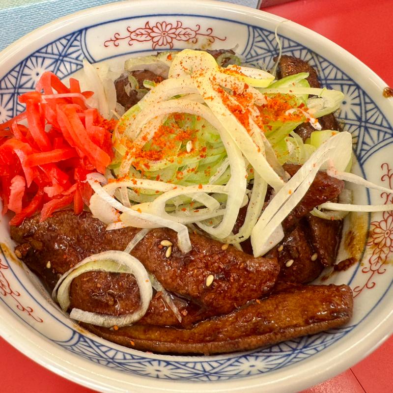 小丼純レバー丼(ラーメンスタンド とん平食堂)
