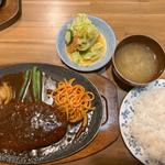 ビックハンバーグ(ライス大盛り)