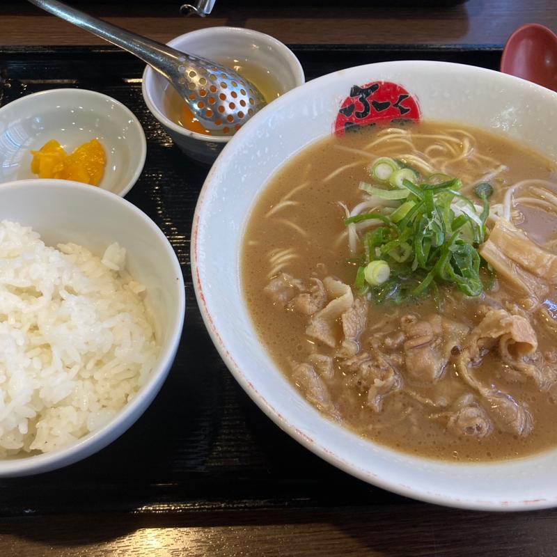 徳島ラーメンセット(ふく利 鳴門店 )