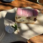 ラムレーズンとチーズケーキ