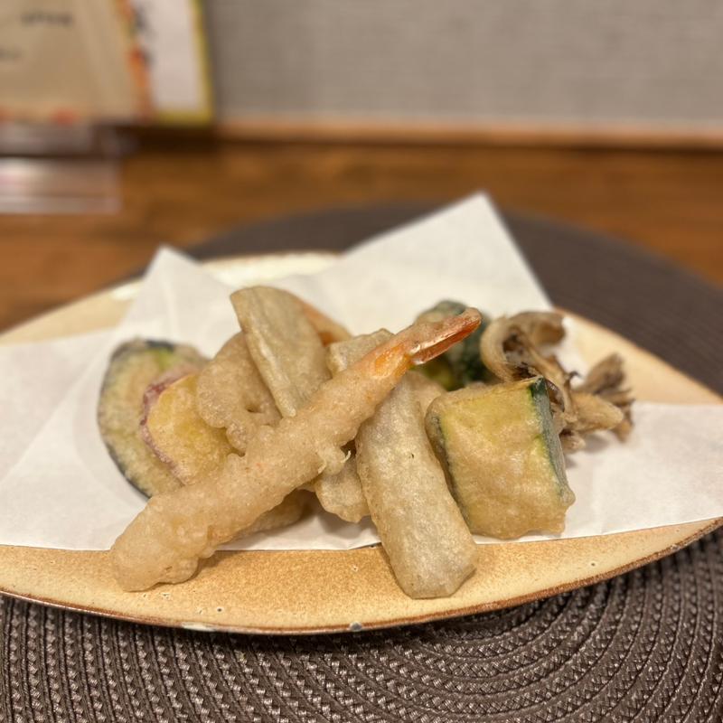 天麩羅(与楽庵（よらくあん）信州戸隠そば)