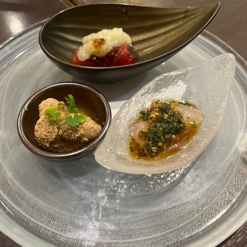 13,500円　コース　前菜（中華）(伊中同宴 KAZU)