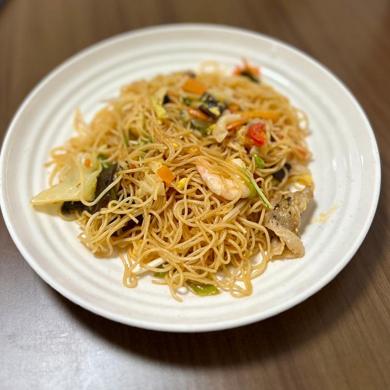 12品目使用!海老と豚肉の焼きビーフン(ベルクス 東墨田店)