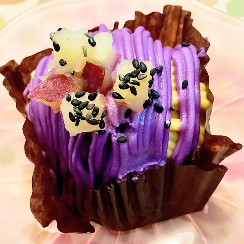 紫芋のモンブラン(カフェ・ド・クリエ南新宿店)