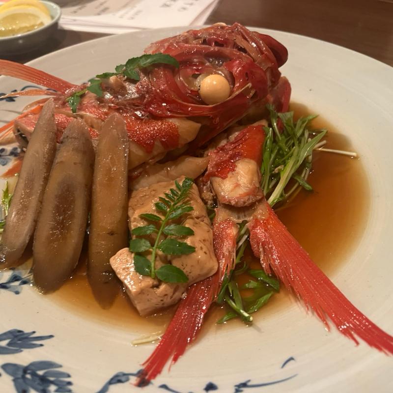 金目鯛の煮付け(沖の瀬)