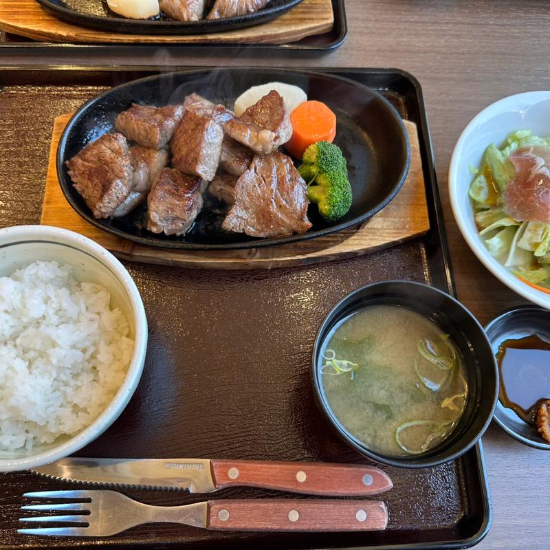 那須和牛おすすめサイコロステーキ225g(ステーキハウス寿楽 本店)