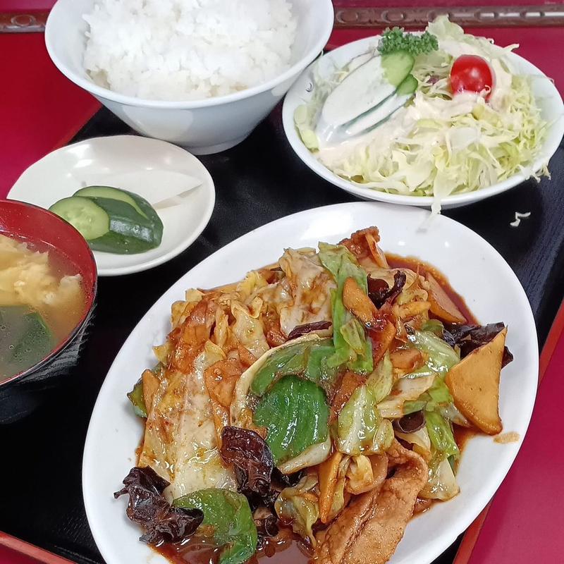 回鍋肉定食(蘭房食堂 )