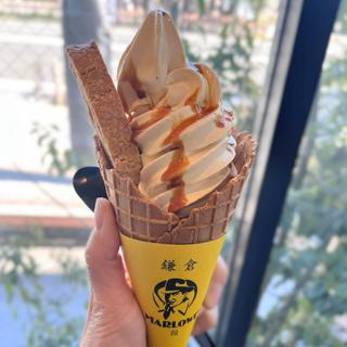 プリンソフトクリーム