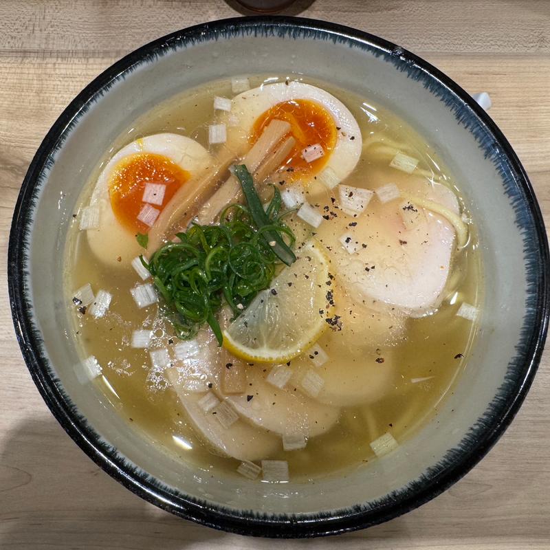 鶏塩ラーメンDX(グルテンフリーラーメン専門店 RYU-Gu 龍旗信)