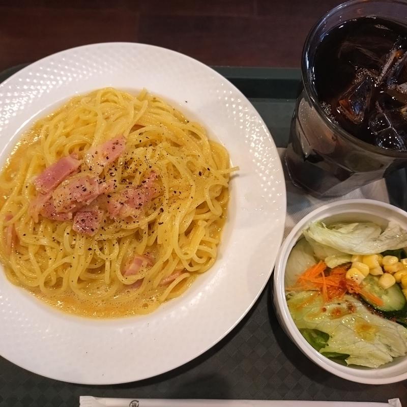 パスタセット（カルボナーラ）(カフェ・ド・キネマ)