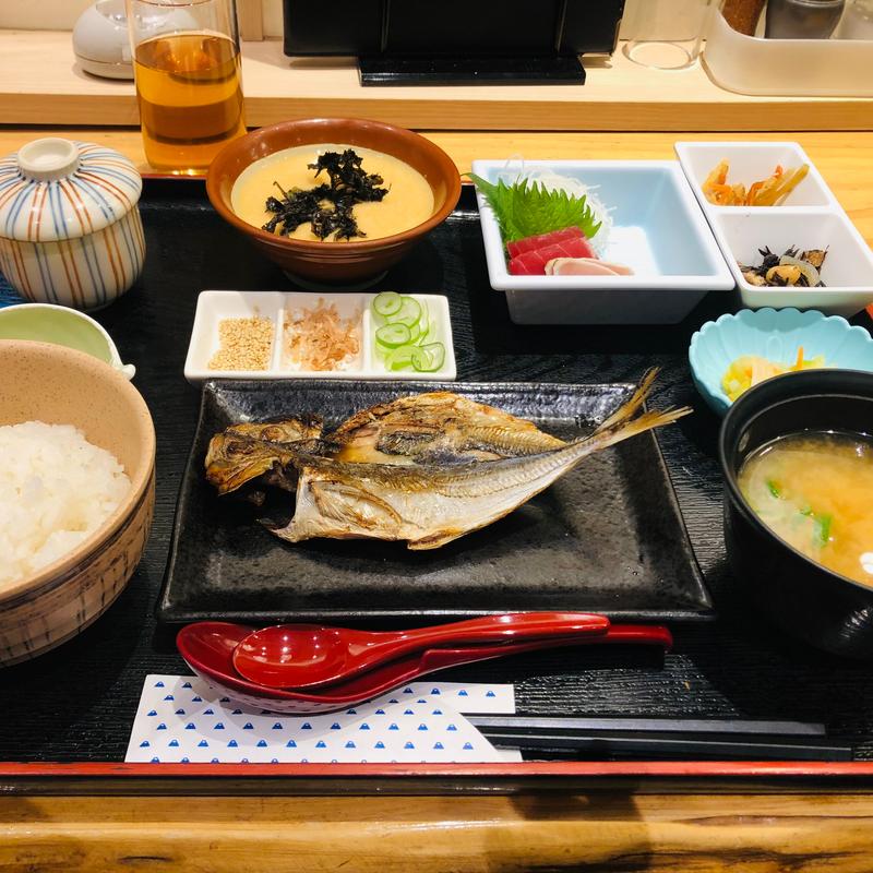 とろろ定食(伊豆中ばんばん食堂 ラスカ熱海店)