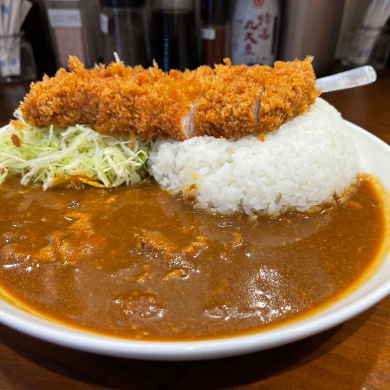 ロースかつカレー　大盛り(とんかつ檍のカレー屋 いっぺこっぺ 西新宿店)