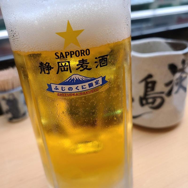 生ビール(淡島寿し)