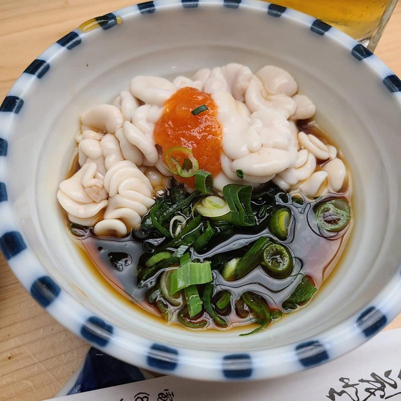 白子ポン酢(淡島寿し)